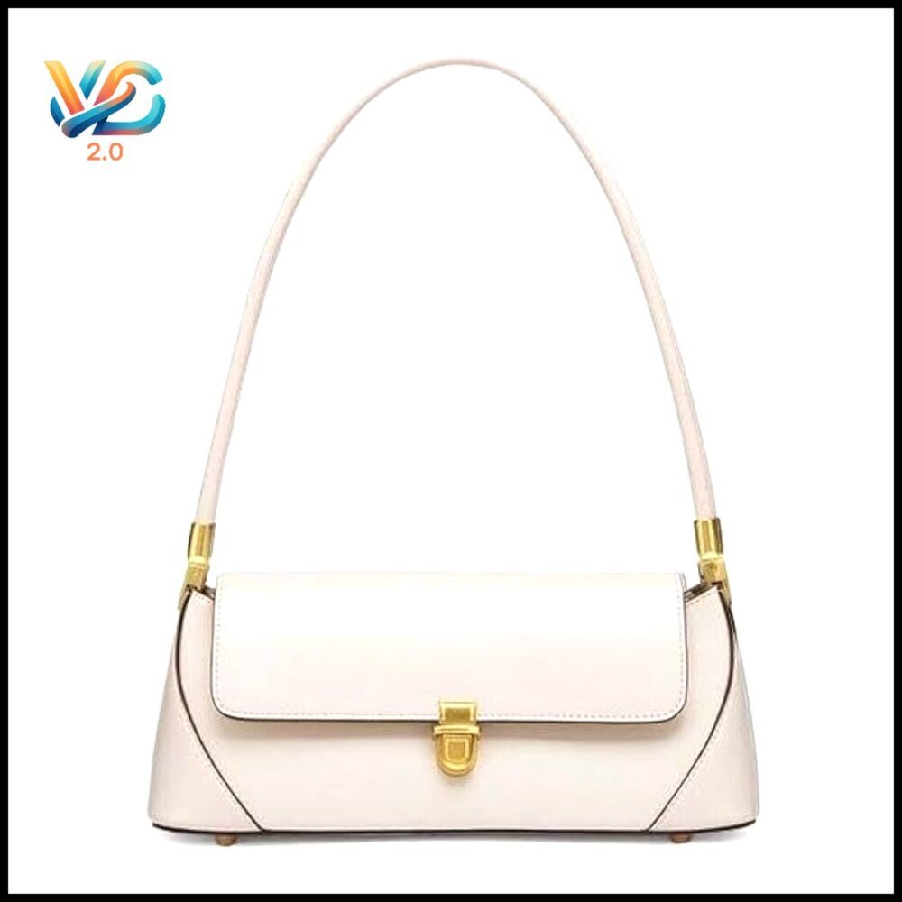 Vintage‎ PU Leather Shoulder Bag with Buckle Closure Small Purse